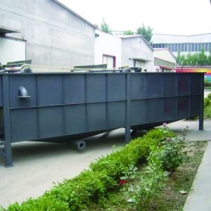 Horizontal dissolved air flotation machine
