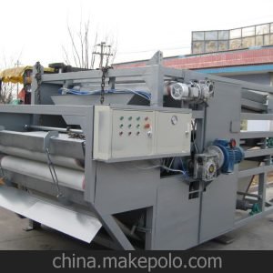 Three-net sludge filter press